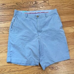 J. McLaughlin Light Blue Flat Front Shorts (1 spot)